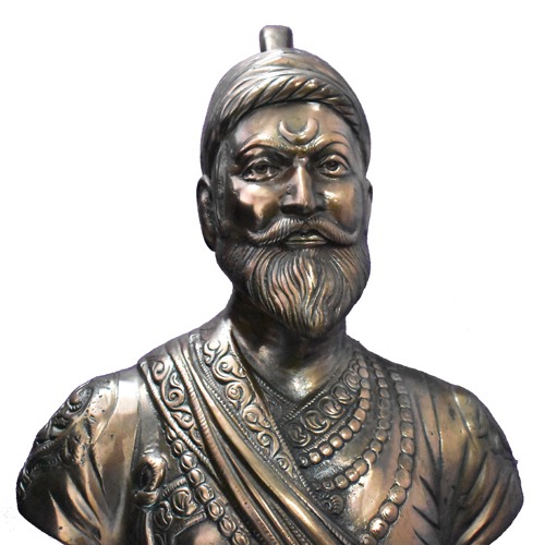 Gun Metal Copper Chhatrapti Shivaji Maharaj Idol