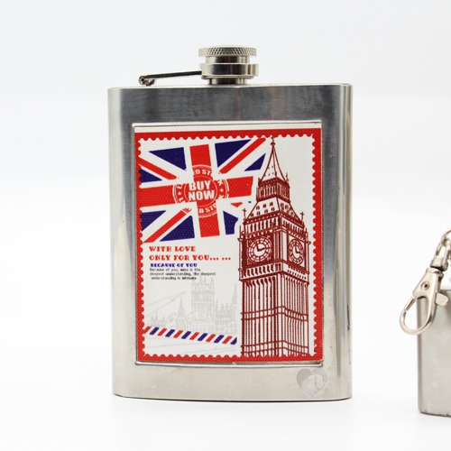 Easy Slip Stainless Steel Hip Flask Liquor or Wine Whiskey Alcohol Drinks Holder Pocket Bottle