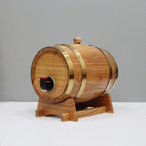 Wooden Wine Barrel with Stand