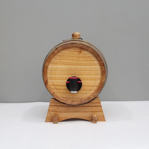 Wooden Wine Barrel with Stand