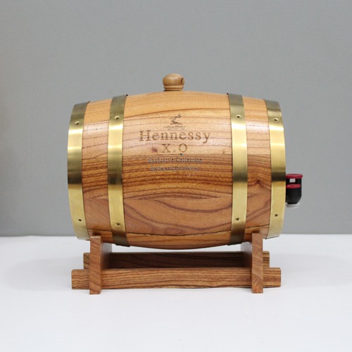 Wooden Wine Barrel with Stand