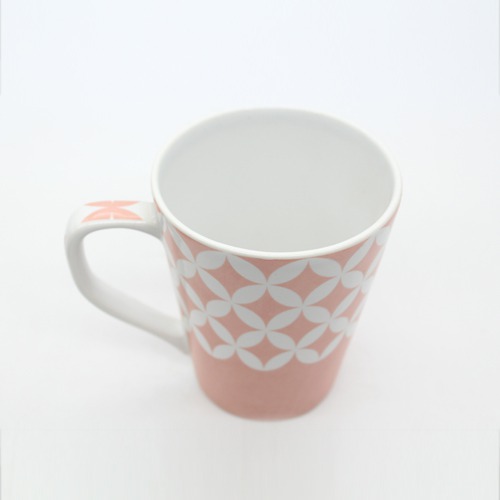 Printed Flower Designed Ceramic Mug