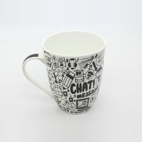 Social Media Printed Ceramic Coffee Mug