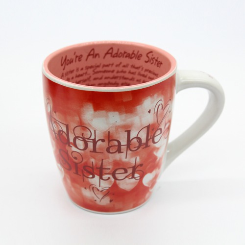 Adorable Sister Printed Ceramic Coffee Mug