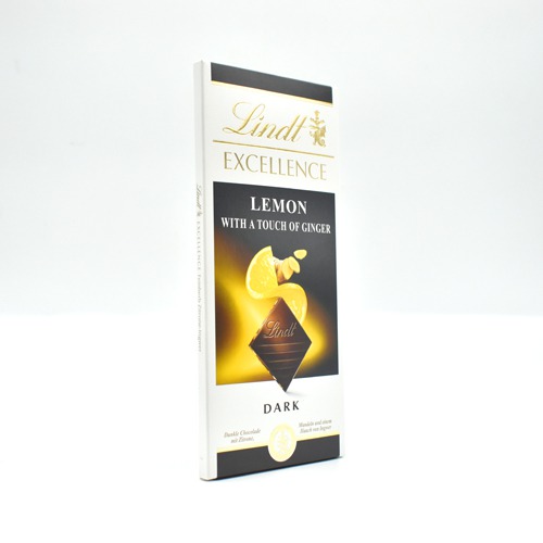 Lindt Excellence Dark Lemon & Ginger Bar 100g