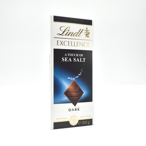 Lindt Excellence Sea Salt Chocolate Bar 100g