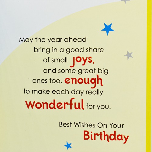 Best Wishes On Your Birthday Happy Birthday Greeting Card