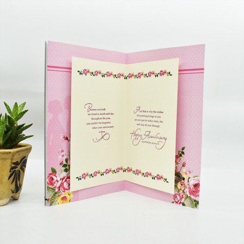 On Your Anniversary With Love Greeting Card