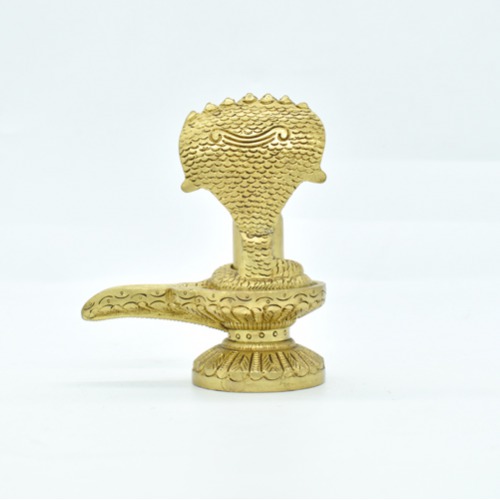 Brass Shivling With Sheshnag  Brass Shivling, Brass Murti, Home Decor, Idol For Home Poojan