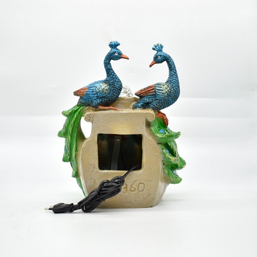 Peacock Design Water Fountain For Home And Office Decor