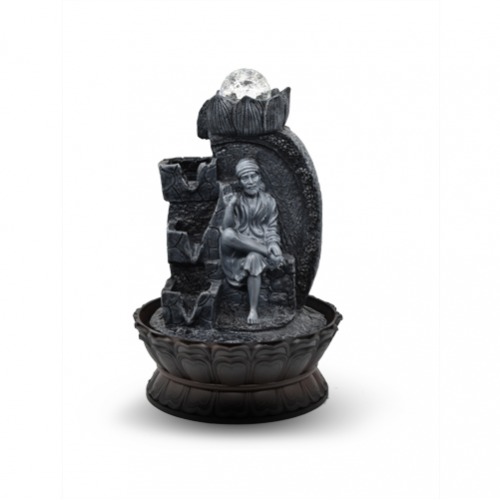 Saibaba Four Steps Water Fountain For Home And Office Decor