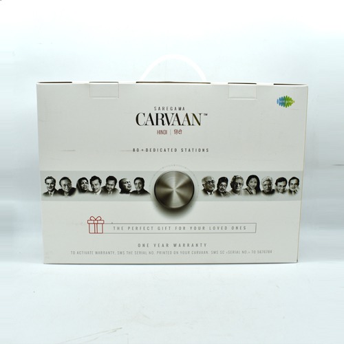 Saregama Carvaan Hindi - Portable Music Player with 5000 Preloaded Songs Porcelain White