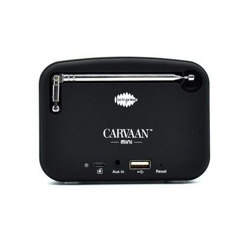 Saregama Carvaan Mini Hindi 2.0- Music Player Moonlight Black