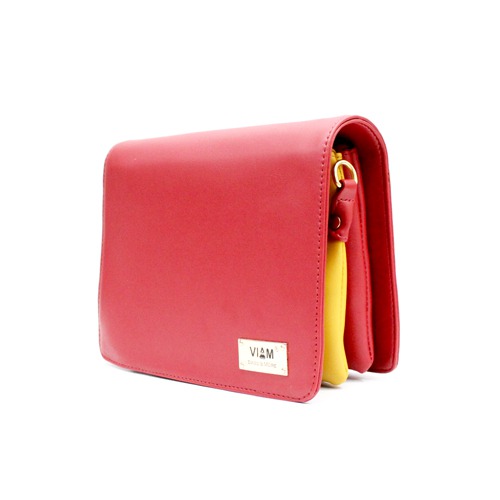 Red Solid Sling Bag - Mini |Women & Girl Latest Trendy Handbag