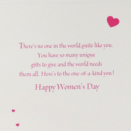 8th March Happy Women's Day Card