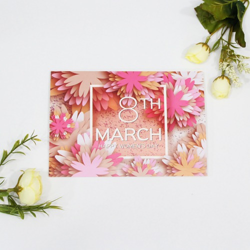 8th March Happy Women's Day Card