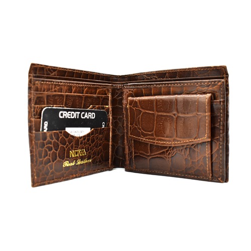 Alligator Style Men's Leather Wallet | Leather Wallet for Men | Wallets Men Leather | Men's Wallet