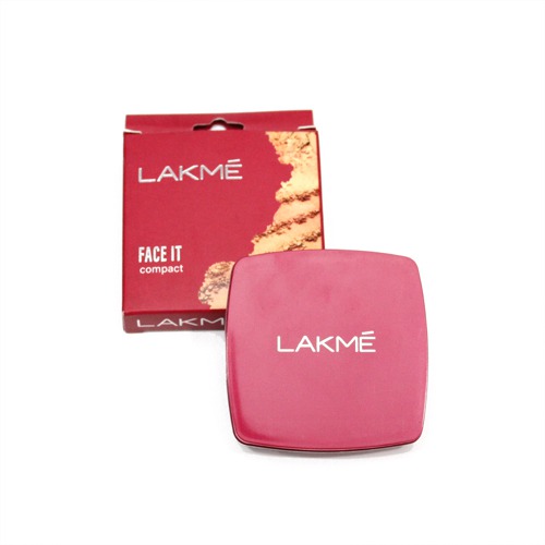 LAKMÉ Face It Compact, Shell | Natural Mineral Powder | Natural And Even-Toned Look