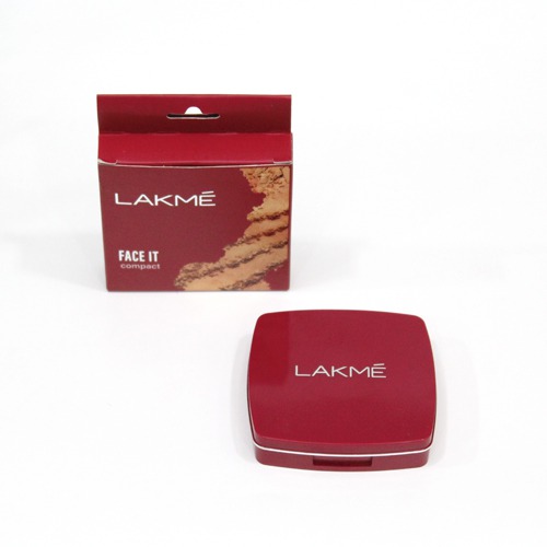 LAKMÉ Face It Compact, Shell | Natural Mineral Powder | Natural And Even-Toned Look