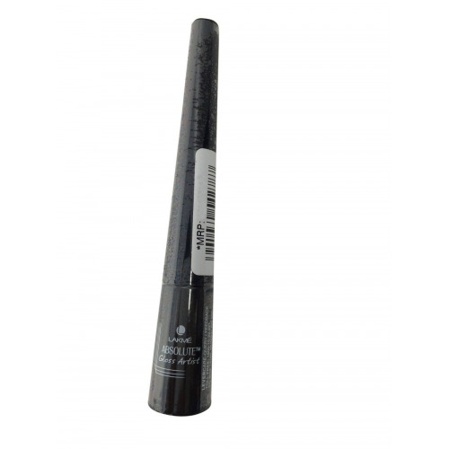 Lakmé Absolute Gloss Artist Liquid Eye Liner, Black, Smudge Proof, Long Lasting, 2.5 ml