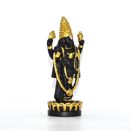 Tirupati Balaji idol for Car Dashboard murti Tirupati Balaji idol for home Spiritual Gift Item & Statue for Bhagwan Temple /Pooja/ Home Decor / Office / Study Table, Holy Statue, Decorative Showpiece