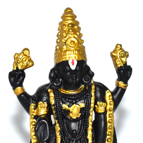 Tirupati Balaji idol for Car Dashboard murti Tirupati Balaji idol for home Spiritual Gift Item & Statue for Bhagwan Temple /Pooja/ Home Decor / Office / Study Table, Holy Statue, Decorative Showpiece