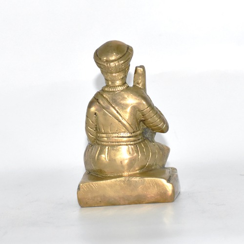 Brass Sant Tukaram Maharaj Statue | Brass Tukaram Statue| Brass Statue(4 inch)