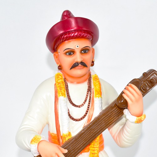 Sant Tukaram Maharaj Standing Idol | Standing Tukaram Idol, Fiber Idol, White