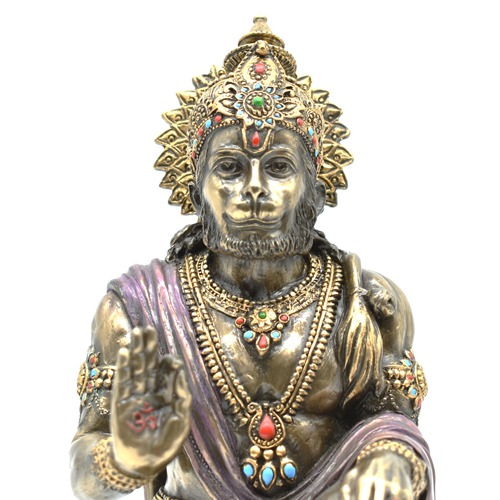 Maankind Hanuman Ji Idol Hanuman Bajrangbali Statue Murti Idol for Home Office Decor Gift Puja Ghar