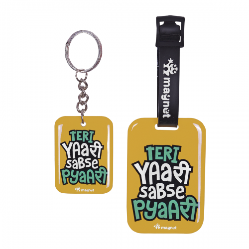 For That Forever Yaar Bag Tag Set | Luggage Tags for Trolley, Suitcase, Backpacks