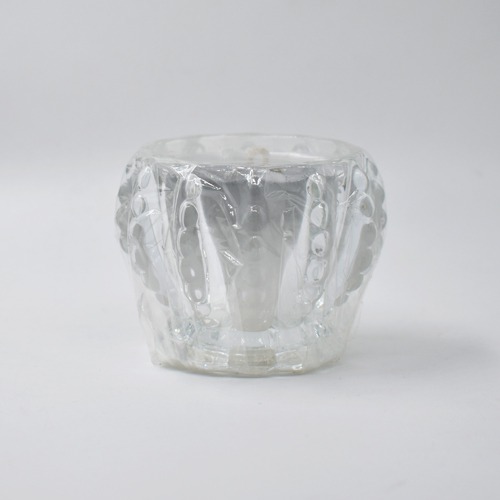 Big  Crystal Jar With Wax Stand For Home & Office Decoration