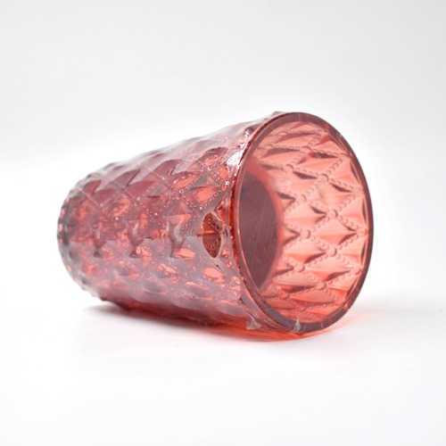 Red Colour Glass Candle | Different Shapes Candle for Home & Decoration, Birthday, Wedding