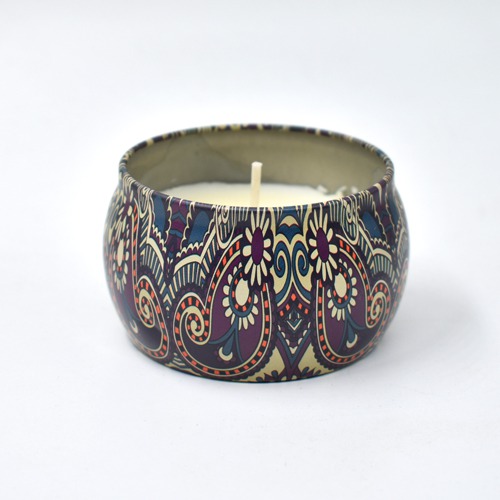 Scented Candle Metal Box | Wax Tin Jar Candles