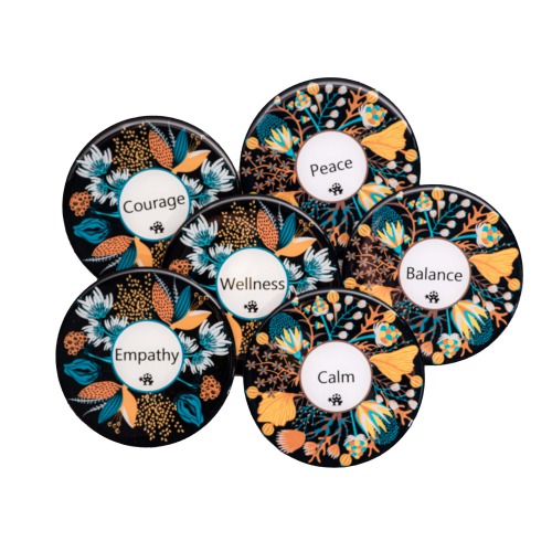 Into the Serene Land Tea Coaster