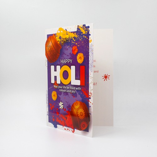 Happy Holi May Your Life Be Filled With Colors And Joy Card