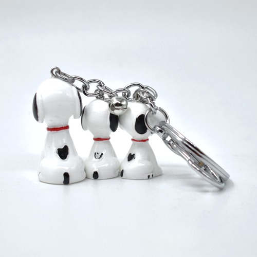 Cute Snoopy Keychain | Friends and Family Cartoon Character Plastic Keychain For Car Bike School Bags Office Keychain and  Key ring