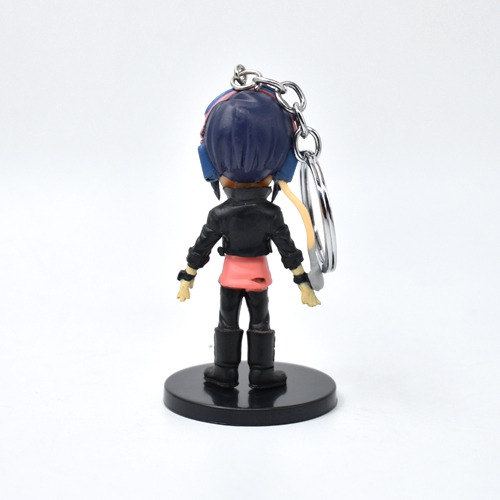 My Hero Academia Ochaco Action Figure Keychain | 3D Multicolour Hard Plastic Design Keychain Key Ring Anti-Rust for Car Bike Home Keys for Men and Women