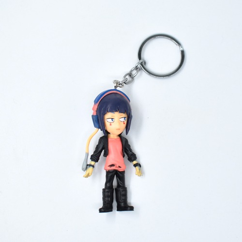 My Hero Academia Ochaco Action Figure Keychain | 3D Multicolour Hard Plastic Design Keychain Key Ring Anti-Rust for Car Bike Home Keys for Men and Women