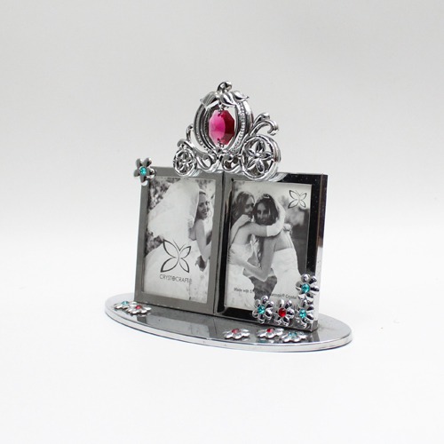 Cinderella Wedding Carriage Metal Picture Frame