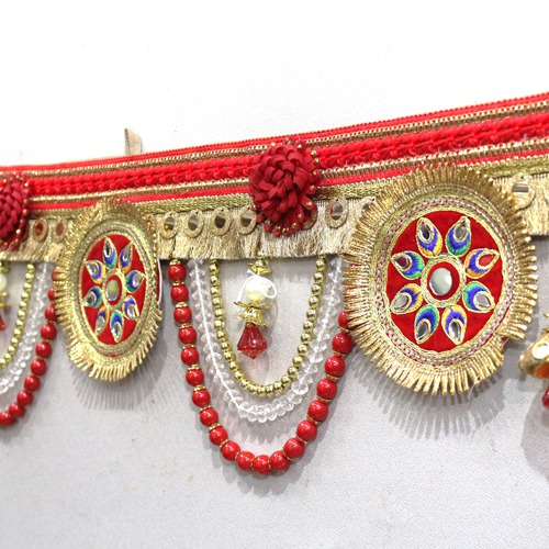 Traditional Multi Colour Zula Pearl Handmade Door Hanging