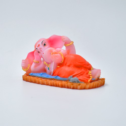 Sleeping Ganesha Idol for Cr Dashboard ( Size 5 x 9 x 5 cm)