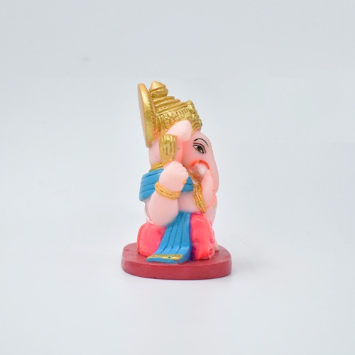 Blue Shal Small Ganapti Murti For Car Dashboard