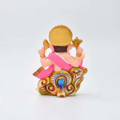 Lord Ganesha With Basuri For Car Dashboard