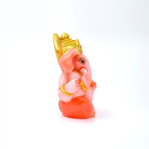 Fiber Small Ganesha Idol For Car Dashboard