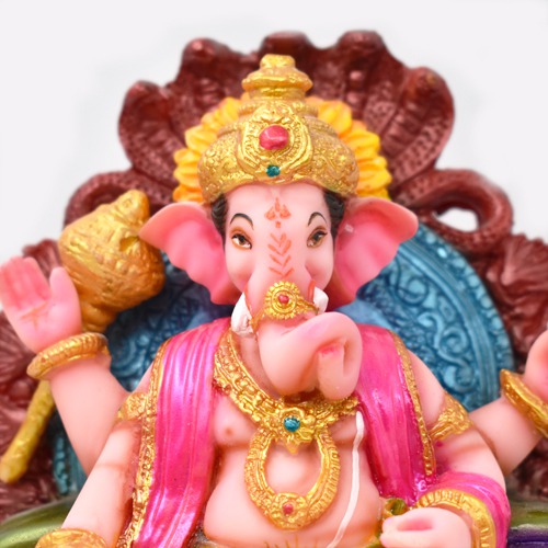 Lalbaug Raja Small Ganpati Murti for Home and office  Decor