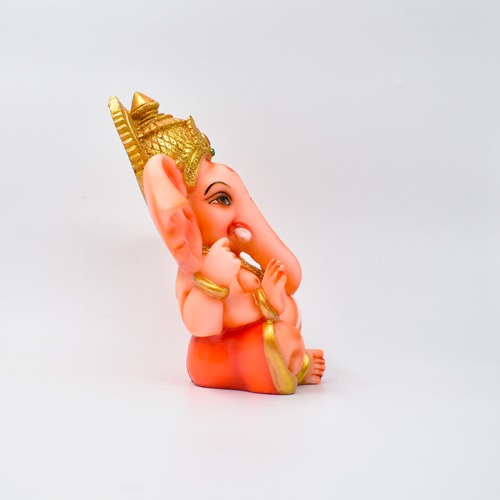 Big Ears Ganesha Fiber Statue For Car Dashboard