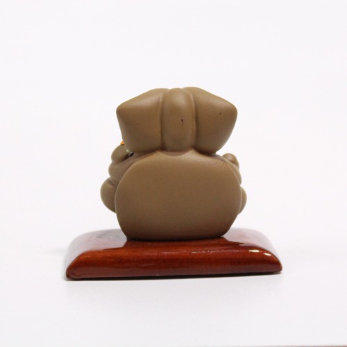 Tortilla Colour Decorative Lord Ganesha Idol For Car Dashboard