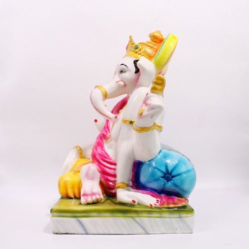 Swami Samarth Sitting Style Ganesha Idol For Home , Pooja