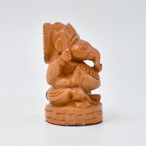 Brown Baby Ganesha Idol for Car Dashboard