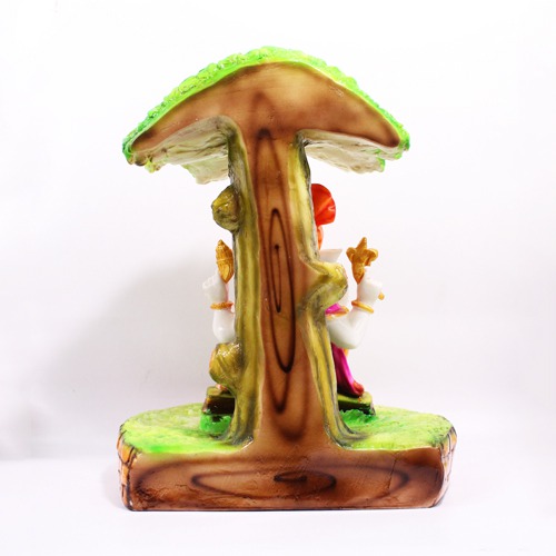 Sitting Under Tree Ganesha Idol For Home Decor